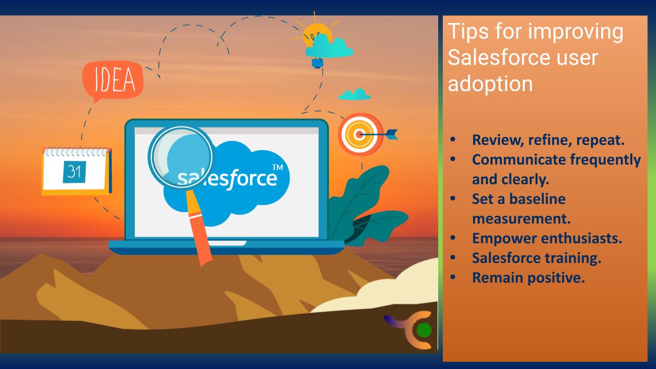 Tips for improving Salesforce user adoption